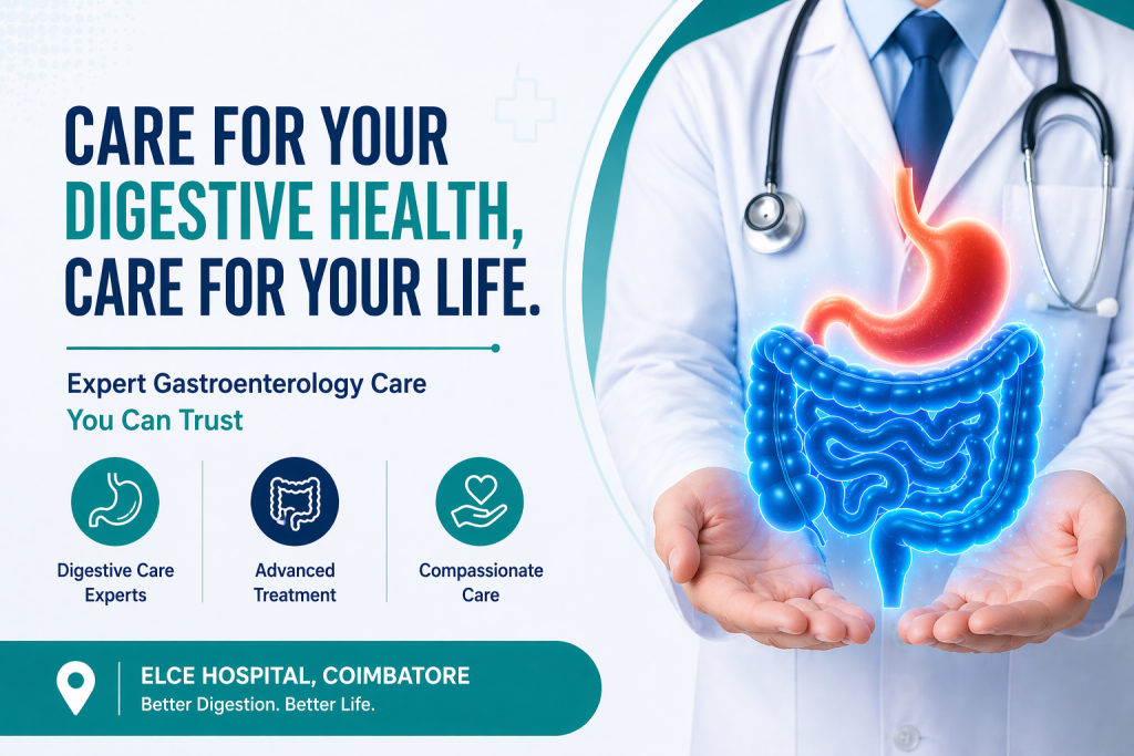 Your Trusted Gastroenterologist in Coimbatore for Complete Digestive Care